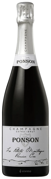 Шампанское Ponson  La Petite Montagne Extra Brut Champagne Premier Cru  2018 750 мл
