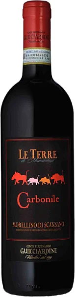 Вино Carbonile Morellino di Scansano Le Terre di Mandorlaia 2022  750 мл