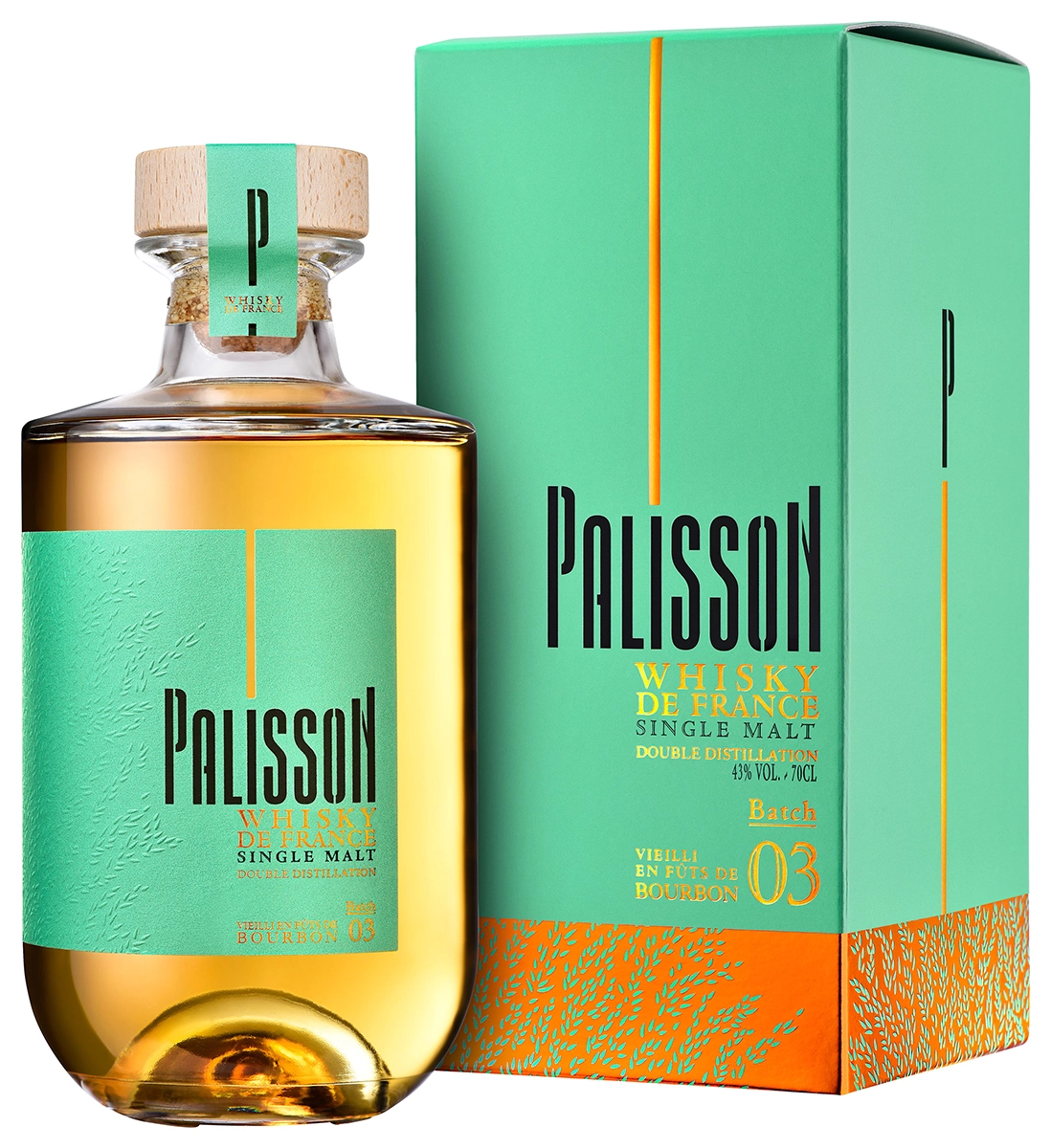 Виски  Palisson Whisky de France Batch 03 in giftbox  700 мл  43 %