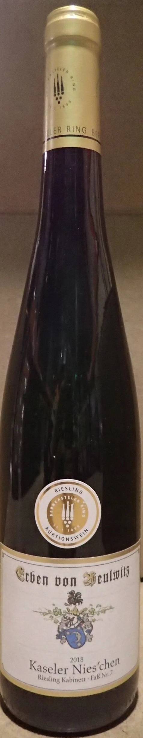 Вино Erben von Beulwitz  Kaseler Nies'chen Riesling Kabinett    2018 750 мл