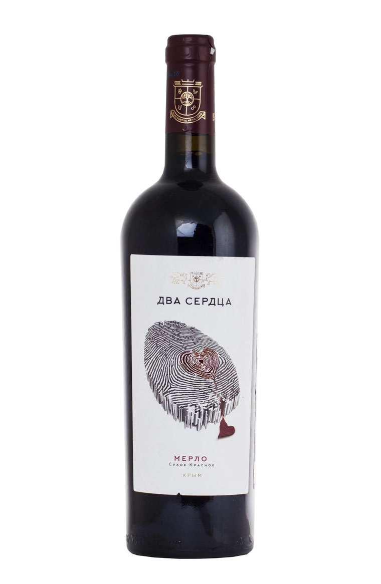 Вино  Авторские вина Павла Пестова "Два сердца"   Мерло 2017  750 мл