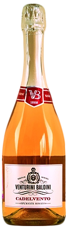 Игристое вино  VENTURINI BALDINI  Cadelvento Rosé Lambrusco Spumante DOP  secco     750 мл