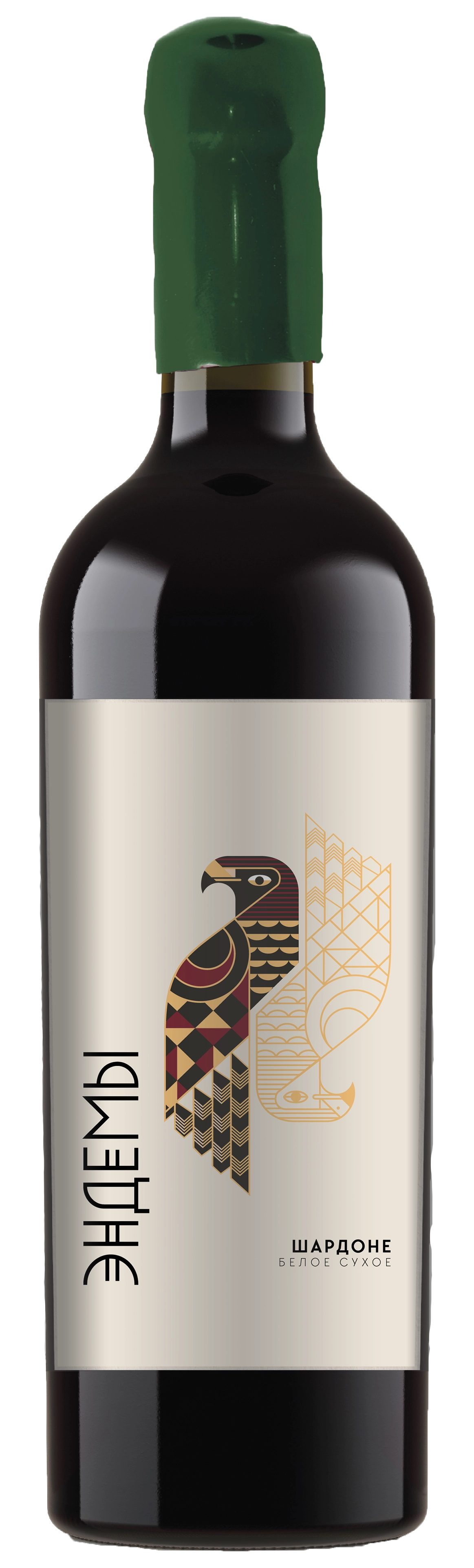 Вино Эндемы Шардоне белое сухое 2022  750 мл