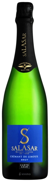 Игристое вино Salasar Carte Azur Cremant de Limoux  750 мл  12%