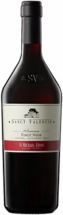 Вино San Michele Appiano  Pinot Noir   Sanct Valentin  Riserva Alto Adige DOC Сан Микеле Арриано  Пино Нуар  Резерва Санкт Валентин  2020  750 мл 14%