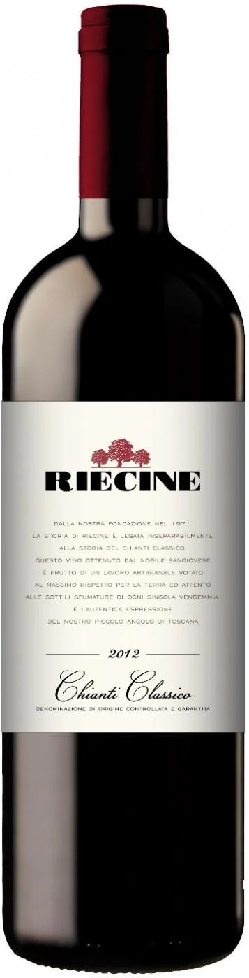 Вино Riecine, Chianti Classico DOCG, Речине, Кьянти Классико, 2012, 0.75 л