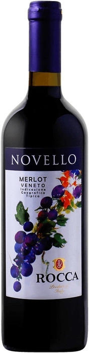 Вино Rocca   Novello Merlot, Veneto IGT   Рокка   Новелло Мерло 2020  750 мл