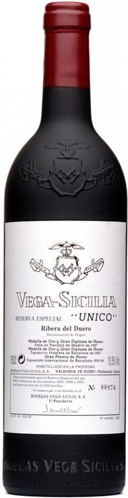 Вино Vega Sicilia Unico Reserva Especial  Вега Сицилия Унико Ресерва Эспесьаль 2021 750 мл