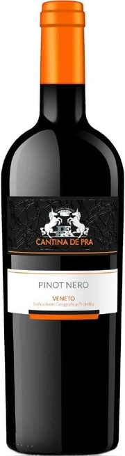 Вино  Cantina de Pra, Pinot Nero, Veneto IGP  Кантина де Пра, Пино Неро  750 мл  12 %