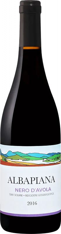 Вино Baglio di Pianetto Nero d’Avola Albapiana  IGT Бальо ди Пьянетто Неро д'Авола  Альбапьяна 2016 750 мл
