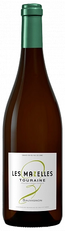 Вино  "Les Mazelles" Sauvignon, Touraine   "Ле Мазель" Совиньон  Блан 2018   750 мл