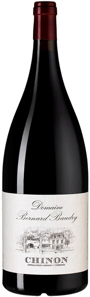 Вино Bernard Baudry Chinon Rouge AOC red dry  2022  1500 мл