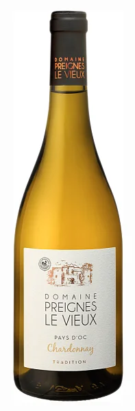 Вино Domaine Preignes le Vieux Chardonnay Tradition Languedoc  2024  750 мл