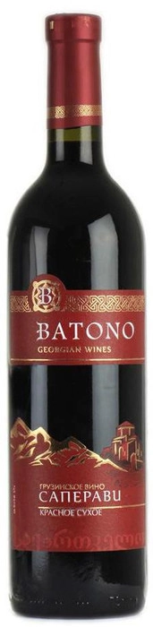Вино  Батоно Саперави  красное сухое 750 мл
