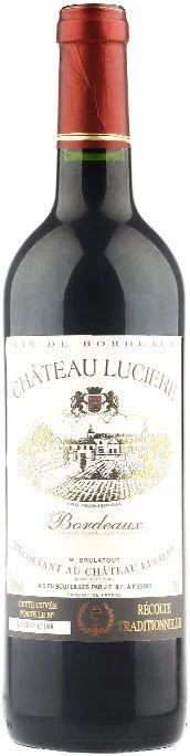 Вино Шато Люсьер, Chateau Luciere, Bordeaux AOC, 2014, 750 мл
