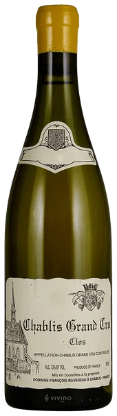 Вино Domaine Francois Raveneau Chablis Grand Cru Les Clos 2001  750 мл