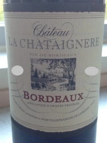 Вино Chateau Chataignere  АOР 750 мл