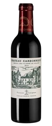 Вино Chateau Carbonnieux Rouge  Pessac-Leognan AOC Grand Cru Classe de Graves   2014  375 мл  13,5%
