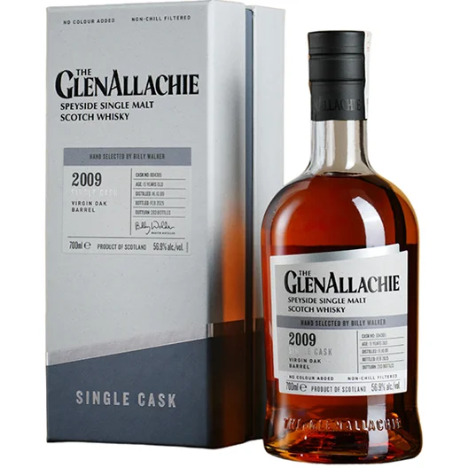 Виски   Виски GlenAllachie Single Cask Virgin Oak Barrel Cask  ГЛЕНАЛЛАХИ СИНГЛ КАСК ВЕРДЖИН ОУК БАРРЕЛ 2009  700 мл  56,9 %