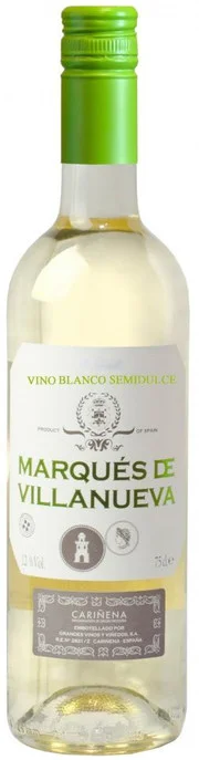 Вино Marques de Villanueva Blanco Semidulce, Carinena DO Маркес де Виллануева Белое полусладкое 750 мл