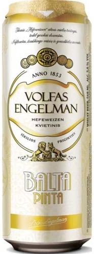 Пиво Volfas Engelman Balta Pinta Энгельман Балта Пинта  ж/б 568 мл