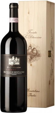 Вино Le Potazzine Brunello di Montalcino Riserva DOCG  wooden box Ле Поттацине Брунелло ди Монтальчино Ризерва в деревянной коробке 2011 1500 мл