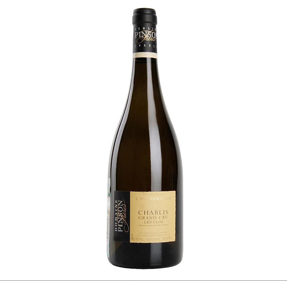 Вино Domaine Pinson  AOC Chablis Grand Cru Les Clos Authentique  2017 750 мл