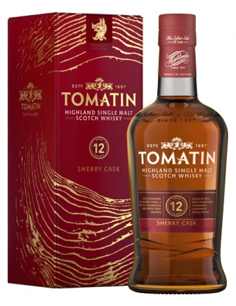 Виски Tomatin 12 years Sherry Cask  gift box 700 мл 40%