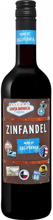 Вино  Santa Monica  Zinfandel    750 мл