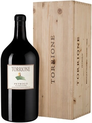 Вино Torrione Toscana DOC wooden box  Торрионе в деревянной коробке 2018 3000 мл