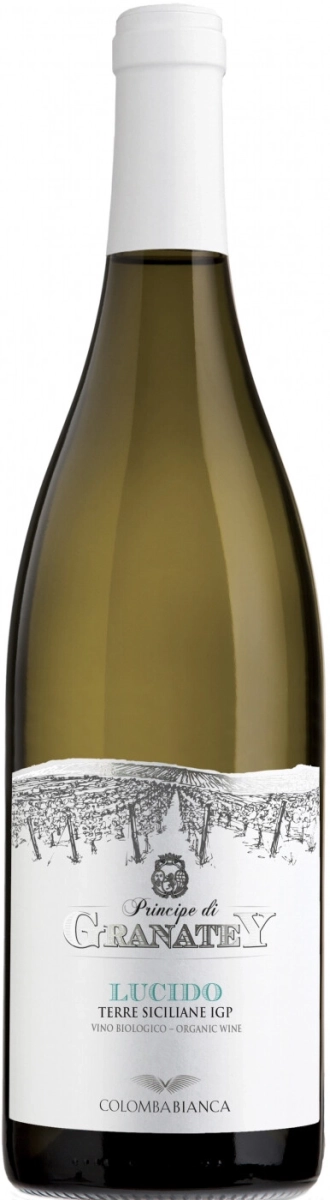 Вино Colomba Bianca Principe di Granatey Lucido Terre Siciliane IGP  2022 750 мл