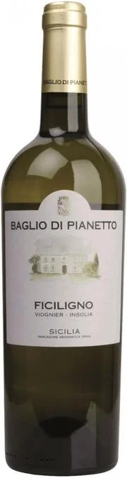 Вино Baglio di Pianetto, "Ficiligno" Viognier-Inzolia, Sicilia IGT, Бальо ди Пьянетто, "Фичилиньо" Вионье-Инзолия, 2016 750 мл