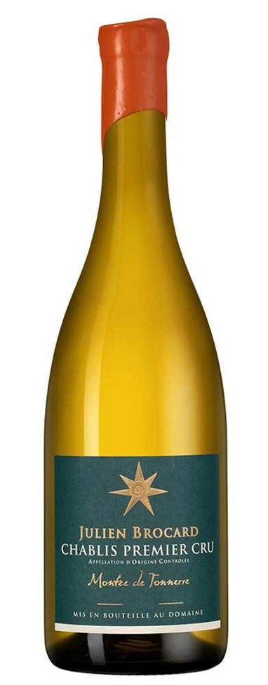 Вино   Julien Brocard   Chablis Premier Cru Montee de Tonnerre  Жюльен  Брокар  Шабли Премье Крю Монте де Тонер 2022 750 мл  13%