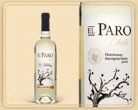 Вино Vina Carta Vieja El Paro Central Valley DO Chardonnay- Sauvignon Blanc Эль Паро Центральная долина DO Шардоне - Совиньон Блан 2020 750 мл