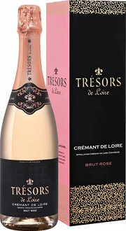 Игристое вино Joseph Verdier Tresors de Loire Brut Rose Cremant de Loire AOC Жозеф Вердье Трезорс де Луар Брют Розе  в п/у 750 мл