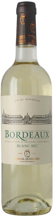Вино Cheval Quancard  Bordeaux AOC Blanc Sec  2019 750 мл