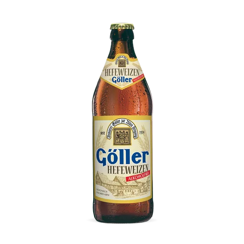 ПИВО Göller Hefeweizen alkoholfrei   ГЁЛЛЕР ХЕФЕВАЙЦЕН БЕЗАЛКОГОЛЬНОЕ  стекло 500 мл