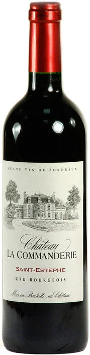 Вино Chateau la Commanderie Saint-Estephe Cru Bourgeois AOC Шато Ла Коммандри Сент-Эстеф Крю Буржуа 2015  750 мл