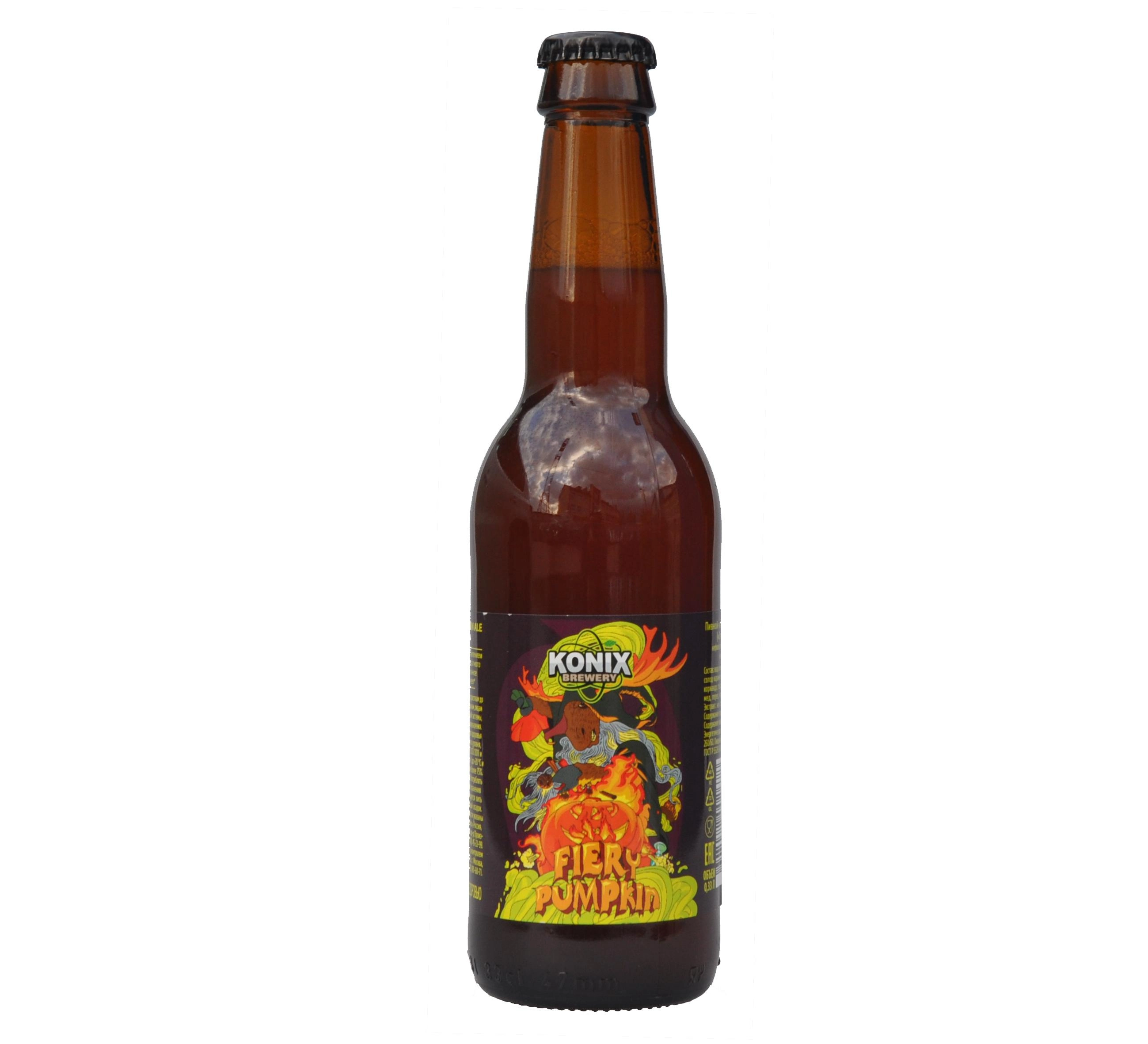Пиво Konix Fiery Pumpkin /Коникс "Огненная Тыква" 330 мл