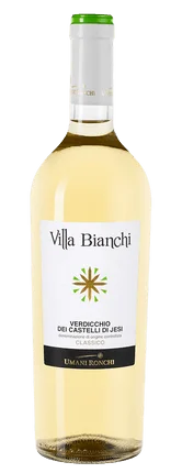 Вино  Villa Bianchi  Verdicchio Classico dei Castelli di Jesi  Вилла Бьянки Вердиккио дей Кастелли ди Йези Метро    2018 750 мл
