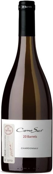 Вино Cono Sur 20 Barrels Chardonnay Limited Edition Casablanca Valley DO   2018 750 мл