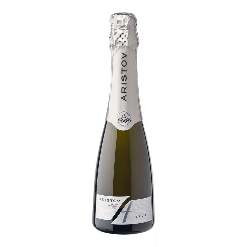 Вино игристое Aristov white Brut  375 мл