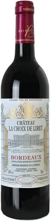Вино Chateau La Croix de Liret  Bordeaux AOC 2020 750 мл