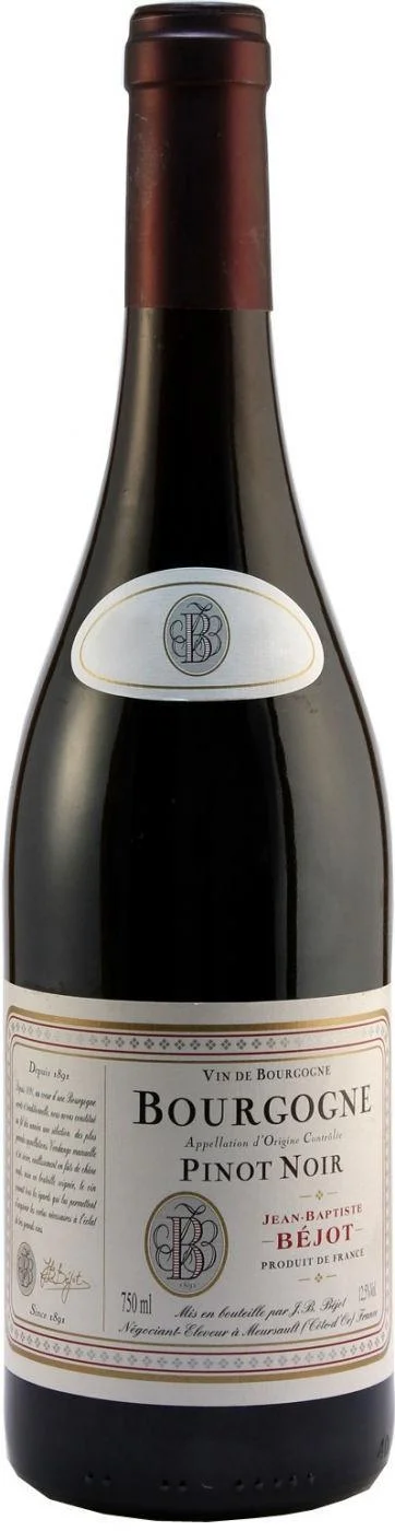 Вино Bejot, Bourgogne Pinot Noir AOC, Бежо Бургонь Пино Нуар, 2013 750 мл