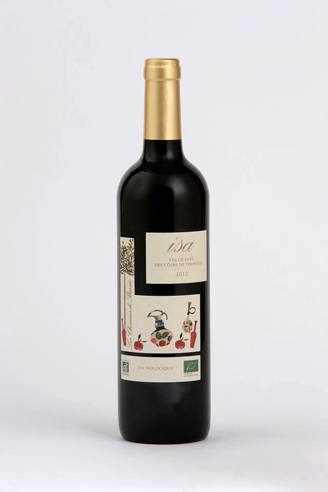 Вино Les Chemins de Bassac Isa Cotes de Thongue Ле Шемэн де Бассак  Иза Кот де Тонг 2015  750 мл