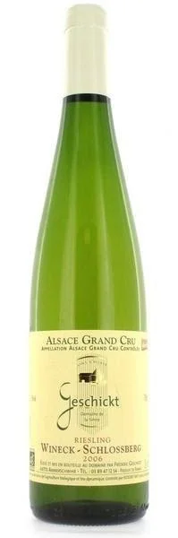Вино Domaine Geschikt, Riesling Grand Cru Wineck-Schlossberg, Домен Гешикт, Рислинг Гран Крю Винек-Шлоссберг 2011 бел.сух. 0,75