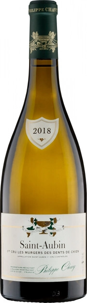 Вино Philippe Chavy, Saint-Aubin 1er Cru  Les Murgers des Dents de Chien  Филипп Шави, Сент-Обен Премье Крю Ле Мюрже де Дан де Шьян 2018  750 мл