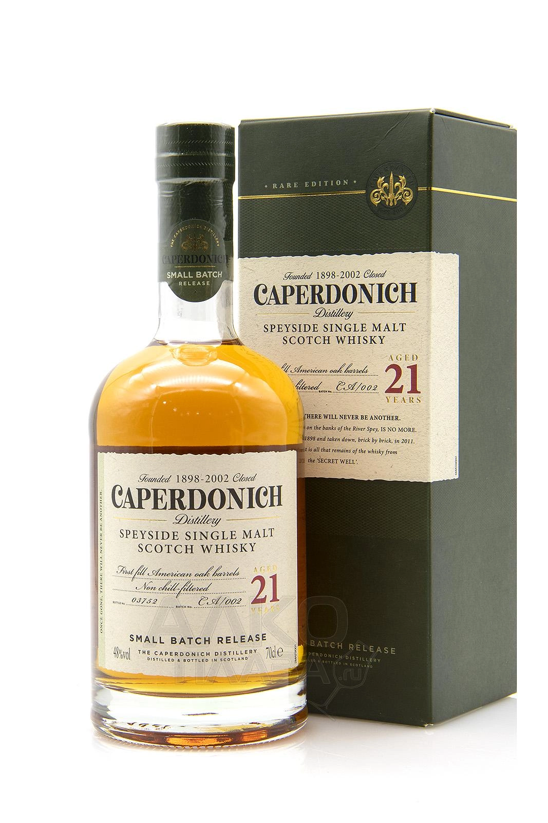 Виски Caperdonich 21 years  700 мл