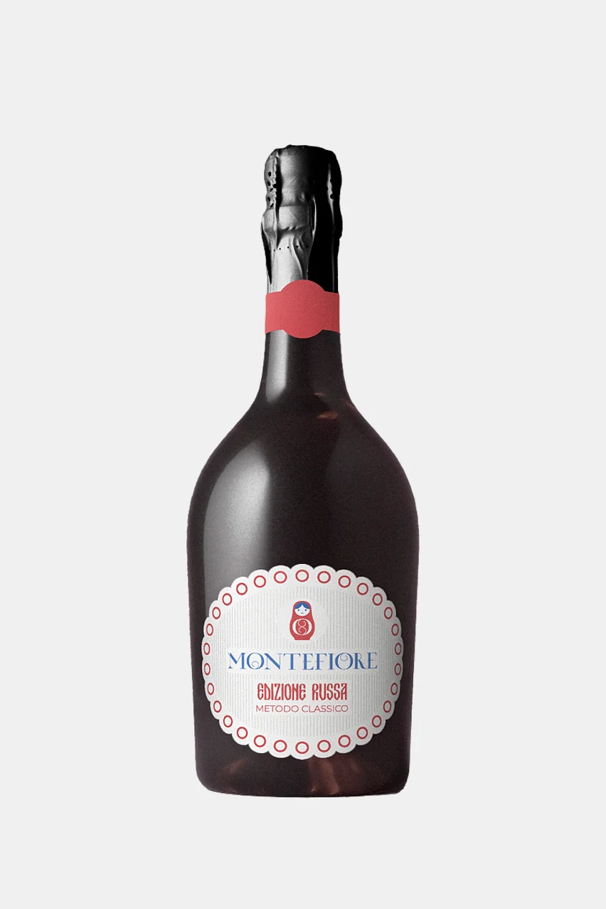 Игристое вино Montefiore Монтефьоре Эдиционе Русса Методо Классико Экстра Брют 750 мл