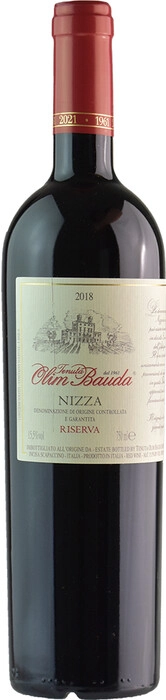 Вино Tenuta Olim Bauda  Nizza Barbera d'Asti DOCG Riserva Тенута Олим Бауда Ницца Барбера д'Асти Ризерва 2018 750 мл